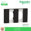 Schneider Electric I ฝา 2 ช่อง สีดำ 2 Gang, Black รุ่น AvatarOn A I M3T02_BK