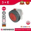 MENNEKES 205A ปลั๊กตัวเมียฝังเฉียง (3P+E) 63A 400V IP67