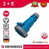 MENNEKES 540 ปลั๊กตัวเมียกลางทาง (2P+E) 16A 230V IP67