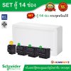 Schneider Electric SET SDEL ตู้คอนซูมเมอร์ยูนิตฝาทึบ สีขาว 14 ช่อง + เมนเบรกเกอร์ 63A + ลูกย่อย 32A/20A/16A