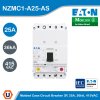 EATON Molded Case Circuit-Breaker (MCCB) 3P, 25A, 36kA 415VAC | NZMC1-A25-AS