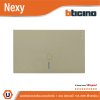 BTicino ชุดสวิตช์กดกระดิ่งแบบกดเด้งกลับ 10A 250V สีไทเทเนียม รุ่น Nexy