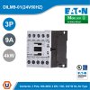 EATON Contactor, 3 pole, 380 V 400 V 4 kW, 1 NC, 24 V 50 Hz, AC operation, Screw terminals | DILM9-01(24V50HZ)