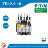 EATON Overload Relay การปรับกระแส 0.1-0.16A 1N/O+1N/C ใช้กับคอนแทคเตอร์รุ่น DILM7,9,12 - Moeller Series | ZB12-0.16