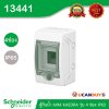 Schneider Electric ตู้กันน้ำ MINI KAEDRA รุ่น 4 ช่อง IP65 เหมาะสำหรับใส่เบรกเกอร์แบบเกาะราง (ใส่เบรกเกอร์ EV) | 13441
