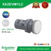 Schneider Electric Pilot Lamp ไพลอตแลมป์ LED ขนาด 22 mm สีขาว แรงดันไฟเลี้ยง 220/230 VAC | XA2EVM1LC