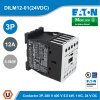EATON Contactor 3P, 380V 400V 5.5 kW, 1 NC, 24 VDC, DC operation, Screw terminals | DILM12-01(24VDC)