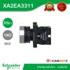 Schneider Electric สวิตช์ปุ่มกดหัวเรียบ กดเด้งกลับ ขนาด 22 mm. สีเขียว 1NO | XA2AA3311