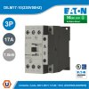 EATON Contactor, 3 pole, 380 V 400 V 7.5 kW, 1 N/O, 230 V 50 Hz, 240 V 60 Hz, AC | DILM17-10(230V50HZ,240V60HZ)