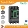 Schneider Electric Circuit breaker ComPacT NSX400N 50kA/415VAC 3P MicroLogic 2.3 trip unit 400A | C40N32D400