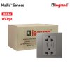ยกลัง | Legrand ชุดเต้ารับคู่ + เต้ารับUSB + เต้ารับ Type C สีเทาดำ รุ่นมาเรียเซนต์ | Mallia Senses | 281204DS