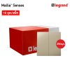 แพ็ค10 | Legrand สวิตช์สองทาง 2 ช่อง สีแชมเปญ รุ่นมาเรียเซนต์ | Mallia Senses | 281003CH