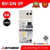BV-DN 2P 6A -MITSUBISHI-Miniature Circuit Breaker (MCB)