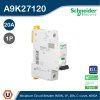 Schneider Electric Miniature Circuit-Breaker, Acti9 iK60N, 1P,20 A, C Curve, 6000 A (IEC 60898-1) I A9K27120