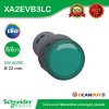 Schneider Electric Pilot Lamp ไพลอตแลมป์ LED ขนาด 22 mm สีเขียว 24 V AC/DC | XA2EVB3LC