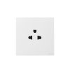 Legrand เต้ารับเดี่ยว 3 ขา มีกราวด์ สีขาว 1G EURO-US 16A 2P+Earth Socket| Mallia Senses | Matt White |281103MW |Ucanbuys