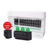Schneider SET ตู้แสควร์ดี10 ช่อง+เมนกันดูด RCBO 50A + ลูกย่อย 32A/20A/16A ครบชุดพร้อมใช้ ตู้ไฟ 1 เฟส 2 สาย 240 โวลท์