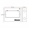 BTicino ชุดตู้คอนซูมเมอร์ยูนิต BTDIN 18 ช่อง (แบบเกาะราง) + MCB 2P 63A + RCD 2P 63A พร้อมเบรกเกอร์ลูกย่อย