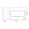 ABB ชุดตู้คอนซูมเมอร์ยูนิต ขนาด 12 ช่อง เมนเบรกเกอร์ 63A+กันดูด RCCB 63A พร้อมลูกย่อย 16A/20A/32A