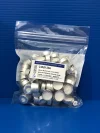 20 mm.,Al. Crimp. Seal,White PTFE/White Si.(100/PK) "National"