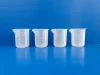 Beaker plastic PP without handle, 100 ml,