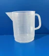 Beaker Plastic PP 2L with handle,low form "Polylab"