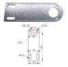 Flat Plate Bracket Encoder บัคเก็ตเอ็นโค้ดเดอร์ รูปทรงแบน รู 20.5มม.