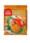 INSTANT BEAN VERMICELLI PAD THAI FLAVOUR STIR FRY NOODLE KING BRAND 80 G 	วุ้นเส้นกึ่งสำเรจรูป รสผัดไทย มันปู แบบแห้ง NOODLE KING 80 กรัม