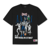 Mens Core Retro Logo Graphic T-Shirt - Black