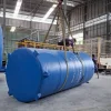 เปรียบเทียบถังเก็บน้ำไฟเบอร์กลาสเก่าที่ชำรุดกับถังใหม่ที่ติดตั้งทดแทน