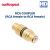 AUDIOQUEST RCA COUPLER (RCA FEMALE TO RCA FEMALE)