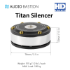 Audio Bastion Titan Carbon Silencer: Speaker Spike Pad, Amplifier Foot Pad, and Sound Dampening Weight (PCS/Price)