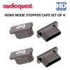Audioquest HDMI Noise stopper Caps Set of 4