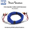 Black Rhodium Intro Speaker Cables with Banana Plugs 3 เมตร