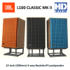 JBL L100 Classic MkII 12-inch (300mm) 3-way Bookshelf Loudspeaker with J120 Stands