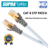 Supra CAT 8 STP PATCH FRHF Blue RJ45 Ethernet Cable สายแลนผลิตในสวีเดน