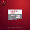 SANDISK Ultra microSDHC, SQUNR 32GB, C10, UHS-1, 100MB/s R, 3x5, 7Y