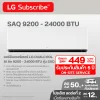 แอร์อินเวอร์เตอร์ LG DUALCOOL AI Air 9200 - 22000 BTU รุ่น SAQ