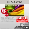 ทีวี LG UHD AI 4K Smart TV 2026