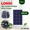 แผงโซล่าเซลล์ LONGi 600W ระดับ Tier 1