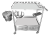 รถเข็นทำแผลสแตนเลส (Dressing Cart)