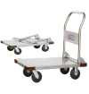 รถเข็นสแตนเลสชั้นเดียวรุ่นแฮนด์พับเก็บได้