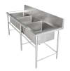 โต๊ะซิงค์ 3 หลุม 6 ขา
