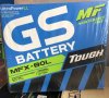 แบตเตอรี่กึ่งแห้ง MF ยี่ห้อ GS MFX80Lขนาด 75แอมป์