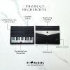 Card Holder – Genuine Leather Piano Design