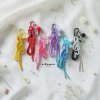 Rope Keychain with Treble Clef and Music Note Charms