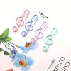 (Set of 20) Pastel Treble Clef Paper Clips