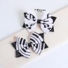 Piano and Music Note Bow Hair Clip