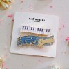 Cat & Piano Hair Clip Set