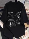 เสื้อยืดลายโน้ตเพลง ลายน่ารักมากกก มี 3 สี